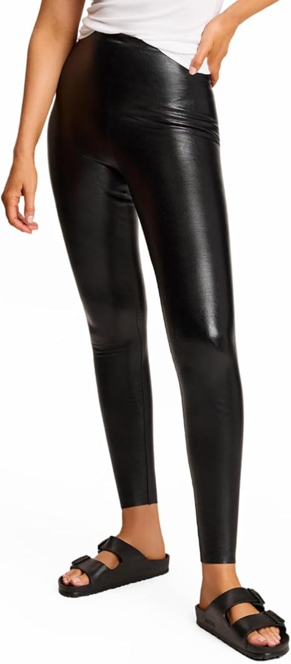 NWT Commando Perfect Control Faux Leather Leggings Womens XL Black High Waisted
